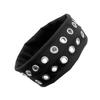 Headband Punk Style Rock Air-eye Decor Hair Band Elastic Fabric Eyelets Punk Headwrap Hair Accessory
