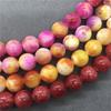 4-color Natural Persian Chalcedony Loose Beads DIY Bracelet Necklace Beads