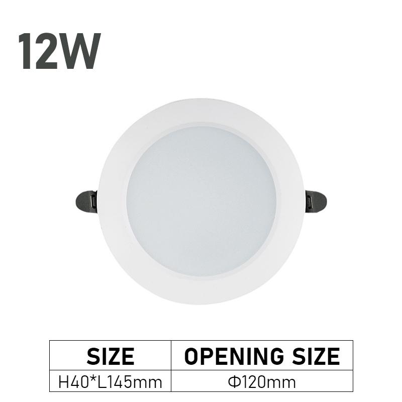 6W 9W 12W 18W LED Downlight 220V Ceiling Light Recessed Down Light Round Panel Lamp LED Spot Light Cold Warm White Neutral Light