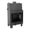 Water Heating Fireplace KRATKI MBM 12 kW Ø 180 Black Thermotec Lining