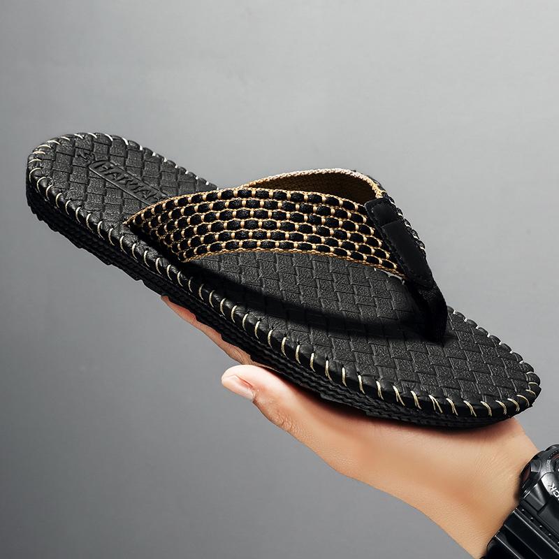 Fashion Summer Slippers Men's Flip-flops Fashion Wading Beach Shoes Light Sandals Casual Slippers Home Bathroom Flip-flops Men's Shoes