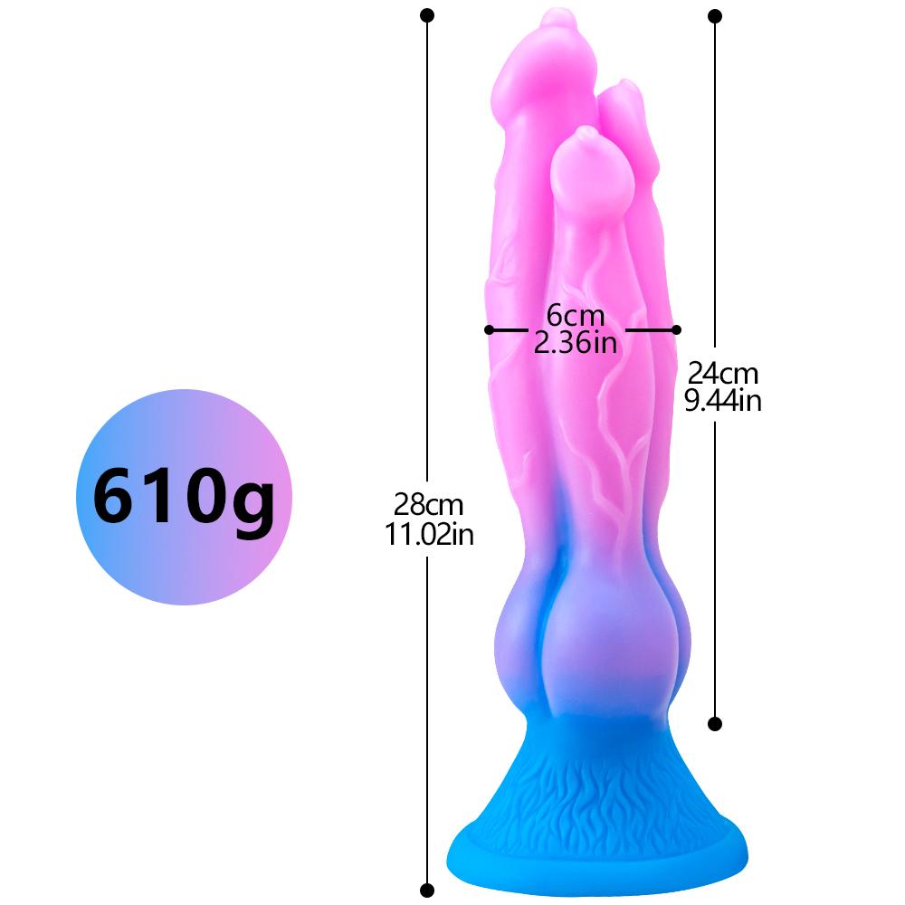 Artificial Dog Giant Dildo Silicone Alternative Animal Dog Cock Rear Court Anal Expansion Shaped Penis Massage Sex Toys
