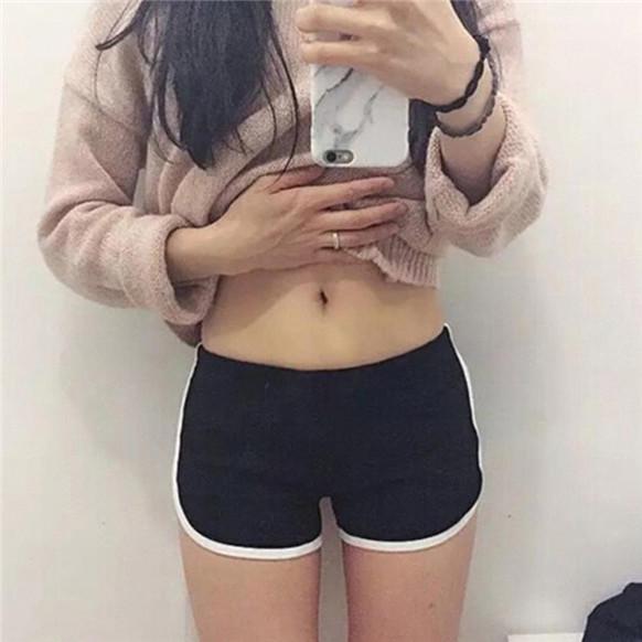 Women Fashion Summer Shorts Yoga Shorts Summer Beach Short Athletic Shorts Pants Sport Shorts Gym Workout Waistband Casual Shorts