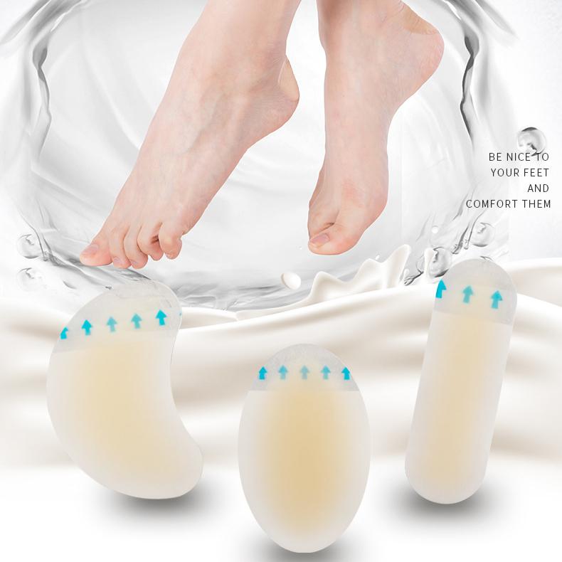 10Pcs Soft Gel Heel Anti-wear Dressing Patch Comfortable Women's High Heel Shoes Anti-abrasion Get Blister Invisible Stickers