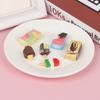 1Set 1:12 Dollhouse Mini Rainbow Ice Cream Chocolate W/Packaging Box Decor Toy