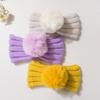 New Baby Autumn and Winter Warm Headscarf, Children's Knitted Rimless Headband, Cute Girls' Autumn and Winter Hair Accessories