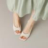 Women's High Heel Sandals 2024 Summer New Style Fashion Korean Version Temperament Open Toe Trend Banquet Party Women Shoes