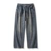 New Style Boys' Pants Style Retro High Street Jeans Men's Spring and Autumn Loose Straight Wide-leg Pants
