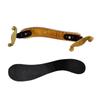 Wood Violin Shoulder Rest for 4/4 and 3/4 with Collapsible and Height Adjustable Feet