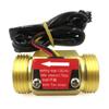 G3/4" Male Thread Brass Water Flow Sensor Hall Effect Sensor Switch- Flow Meter Flowmeter Counter for Water Heater