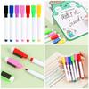 20 Pcs Whiteboard Pens Quick-Drying Whiteboard Markers Erase Marker with Eraser Cap for Office School and Home Use