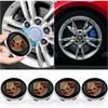 4Pcs 60MM Car Wheel Center Hub Cap Car Accessories For Boxster Cayenne Panamera Macan Cayman 911 918 996 917 991