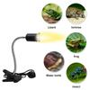 75W Reptile Heat Lamp Tortoise Heat Lamp Basking Lamp Heater Adjustable with Clip for Reptiles