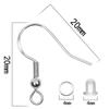 Earring Hooks Upgraded Premium Earring Making Kit Earring Making Supplies with Earring Backs and Jump Rings(Silver/Gold)