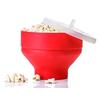 New Popcorn Microwave Silicone Foldable Red High Quality Kitchen Easy Tools DIY Popcorn Bucket Bowl Maker With Lid