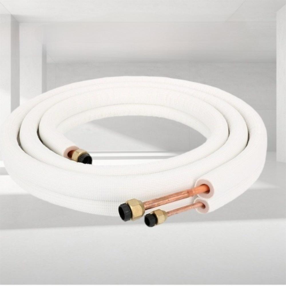 3 Meters Refrigerant Tube 1/4+3/8 1/4+1/2 Refrigeration System Copper Pipe Pipe Fittings