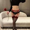 Women Fishnet Lingerie Pantyhose Plus Size Sexy Stockings Garter Belt Crotchless Sheer Lace Thigh High Top Over Knee Tights