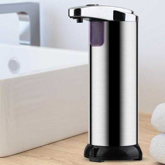 Automatic Soap Dispenser with Sensor Large Capacity Smart Intelligent Induction Hand Sanitizer Dispenser Liquid Soap Pump Kitchen Supplies