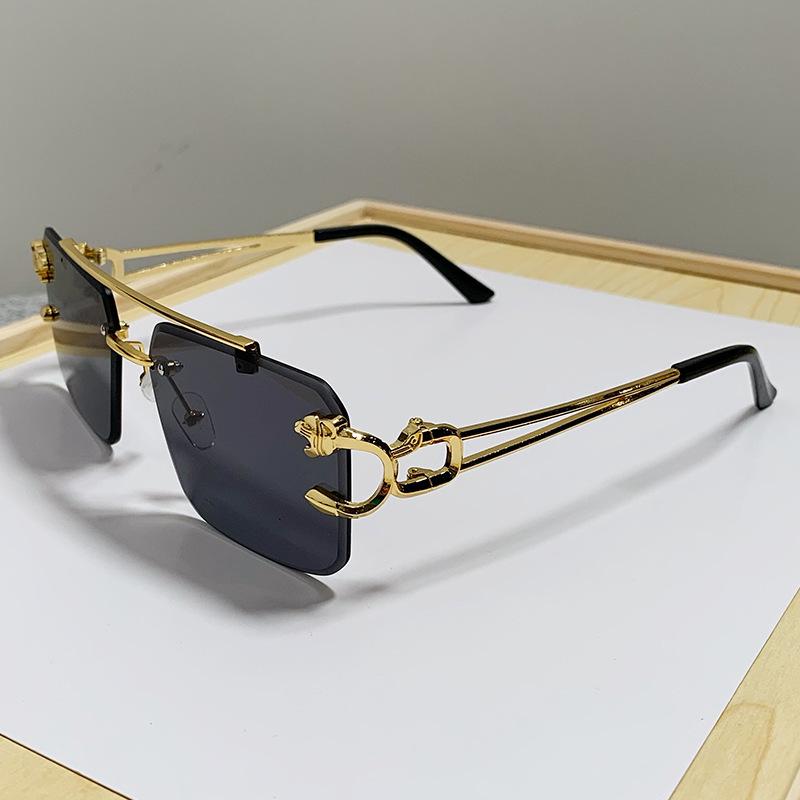 Stylish Double-Bridge Anti-UV Sunglasses for Men and Women
