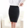 Весенне-летняя женская юбка на бедрах с высокой талией, эластичная облегающая юбка средней длины, одношаговая юбка, профессиональная юбка большого размера