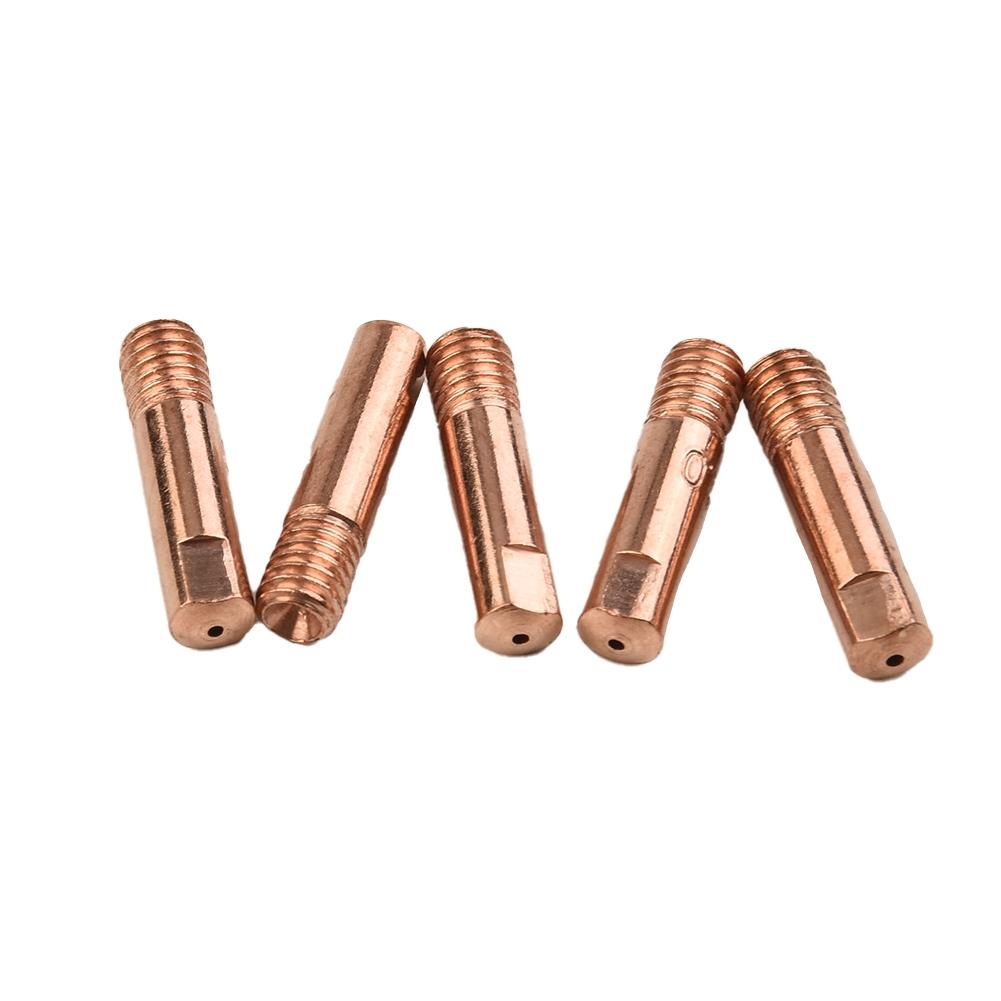 Kits Nozzles Copper 256mm 0.8 1.0 1.2mm MB-15AK MIG MAG Welding