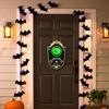 Halloween Decoration One-Eyed Doorbell Horror Props Ghost'S Day Glowing Home Hanging Electric Luminous Sounding Eyeball Doorbell