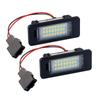Canbus Error Free LED License Plate Light For A1 A4 B8 4D 5D A5 S5 2D 5D A6 S6 For VW Golf Passat Led Number Lamp