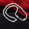 925 Sterling Silver 20 Inch 5mm Faucet Chain Necklace For Women Man Fashion Wedding Engagement Party Charm Jewelry