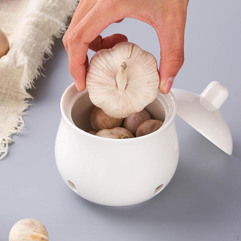 Хранитель чеснока, вентилируемый, фермерская банка для столешницы, керамический контейнер