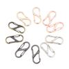 5Pcs Adjustable Metal Buckles S Type Shape Double Buckle Chain Links Tiny Metal Clip for Extender Bag Chain Length Accessories