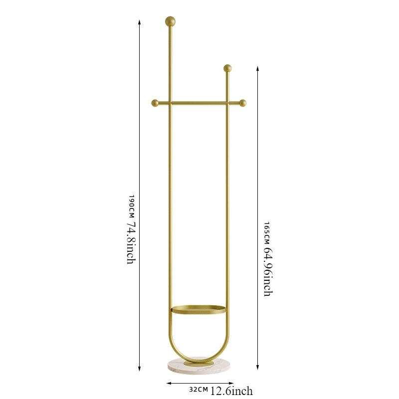 Stand Portable Clothes Rack Bedroom Floor Holder Clothes Hanger Hat Rack Home Modern Perchero De Pie Clothing Store Furniture