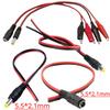 DC Male/Female Jack Connector Alligator Clips Crocodile Wire 12V Power Cable To 2 Alligator Clip Connected Voltage 5.5*2.1mm