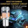 1Piece 1156 P21W BA15S BAU15S 1157 P21/5W BAY15D Super Bright CANBUS LED Bulb Car Brake Light Turn Signals Auto Reverse Lamp
