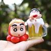 Shin Crayon Chan Food Themed Figurine Toy Desktop Decoration Peripherals Anime