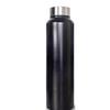 Water Bottle (1 Litre, Premium Stainless Steel, Charcoal Black) Bottle for Fridge, School, Outdoor, Gym, Home and Office, Scratch-Resistant,