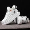 Autumn and Winter New Men's Thick Soled Fashion Shoes Middle Help Men Casual Sports Shoes Student Skateboard Shoes Soft Soled Men Travel Shoes