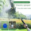 USB Rechargeable Portable Electric Sprayer with 2/4 Mist Nozzles Electric Garden Sprayer with Telescopic Handle for Lawn Garden