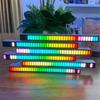 Voice-control Rhythm Light Stick for Car Home Party, 32-Bit RGB Audio Spectrum Bar Pickup Ambient DJ LED Display Desktop Rhythm Pulse Colorful Signal