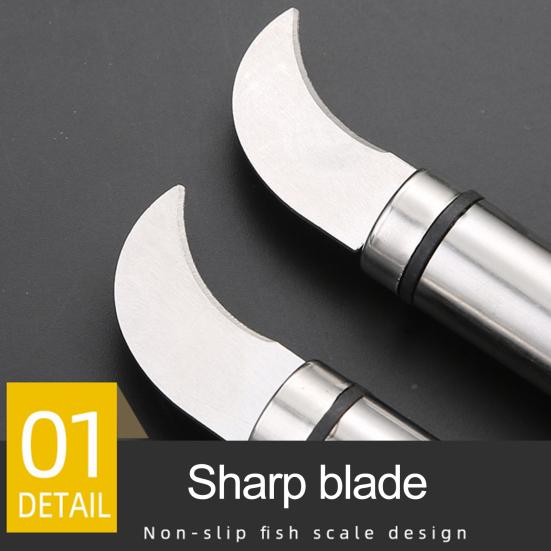 Practical Durable Kitchen Gadgets Curved Blade Sharp Edge Citrus Peeler for Kitchen Fruit Peeler