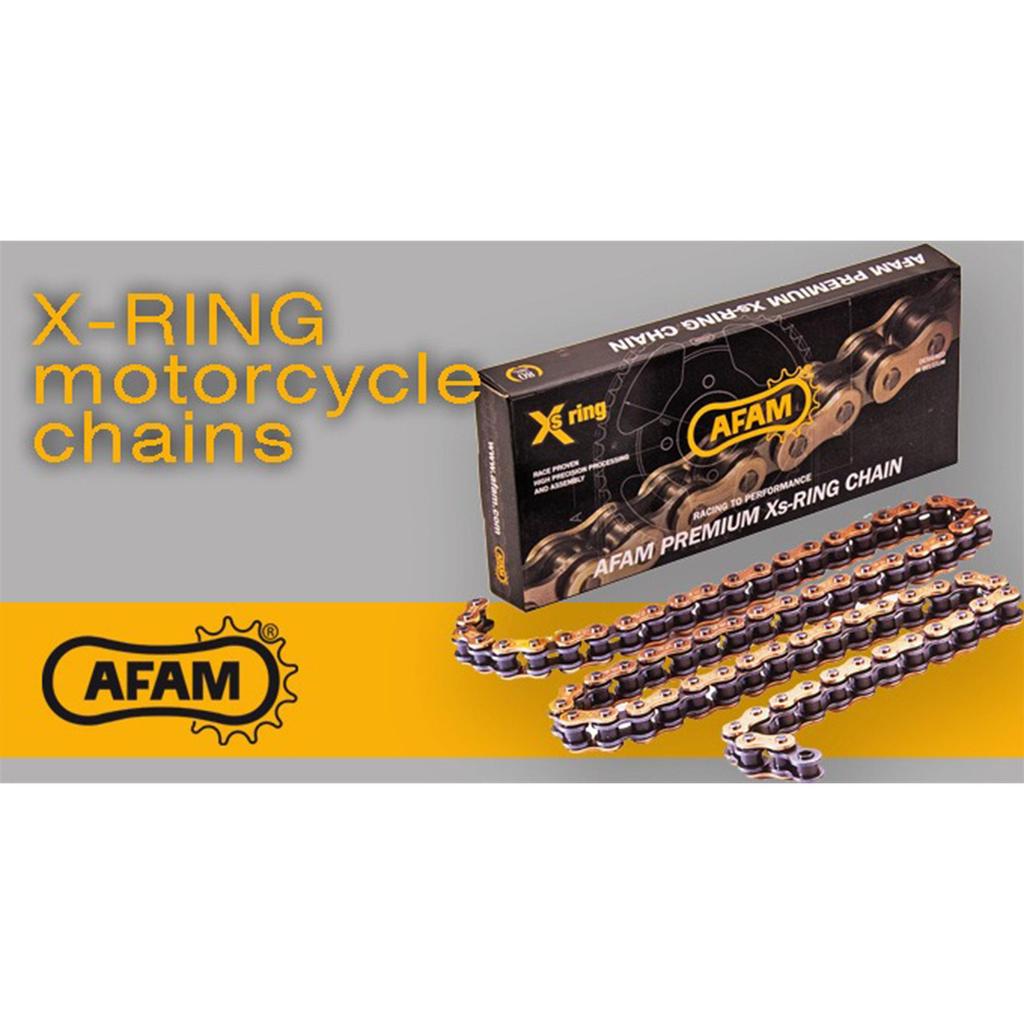 AFAM A520-104XMR3 2014-2018 Kawasaki Z 250SL Compatible Chain XMR3 Xring Steel Color