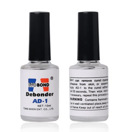 EVOBOND 10ml AD-1 False Eyelashes Nail Art Polish Remover Glue Cleaner Liquid