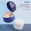 Portable Double-Layer Dental Retainer Cleaning and Storage Box with Cover