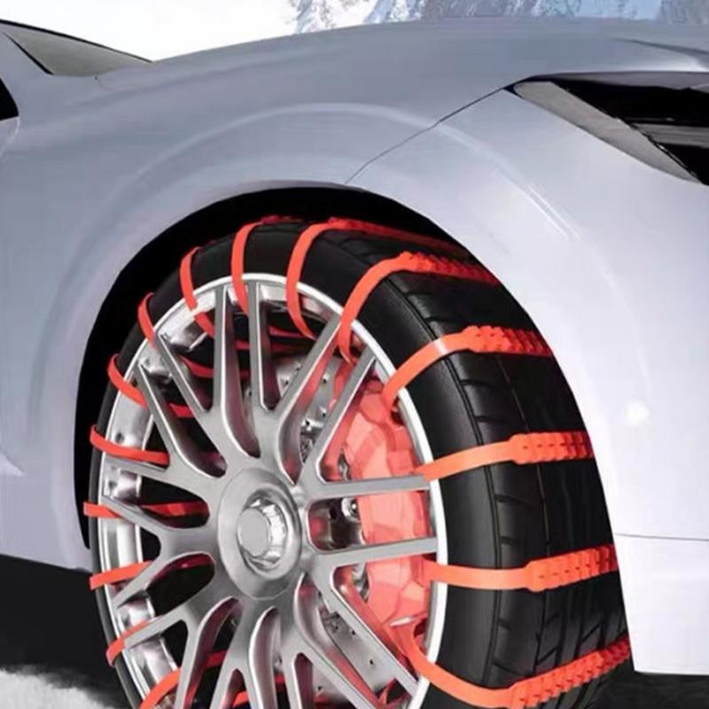 Tire Snow Chains Wheel Traction Chain For Snow Automotive Snow Socks For Tires Snow Traction Device For Winter Accessory