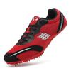 Men Track Field Shoes Spikes Sneakers for Running Nails Race Shoes Training Sprint Athletic Lightweight Student Competition
