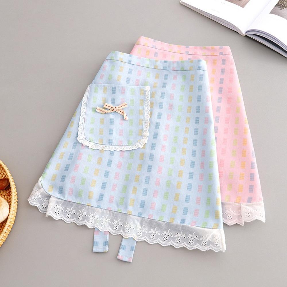 Холщовый кухонный фартук с карманами, фартуки для рисования, новая рабочая одежда для кухни