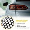 1pc Car Rear Tail Light Lamp Stickers, Honeycomb Type Decal Car DIY Self Adhesive Tint Film Sheet, Universal Car Accessories