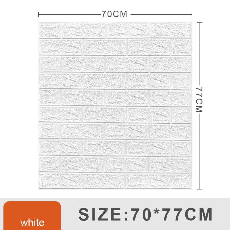 10/20 Piece Self Adhesive Wall Stickers for Home Decor Muticolor DIY Waterproof Foam Wallpaper Living Room Kitchen TV Background Tools for Decorating