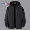Cozy Up Men's Lightweight Waterproof Rain Jacket,Shell Hooded Raincoat Hiking Windbreake Jacket