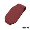 Car Glasses Clip Sun Visor Multifunctional Storage Ticket Business Card Holder Leather Glasses Case Clip Car Accessories