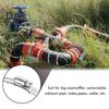 Stainless Steel Pipe Hose Clamps Rustproof Corrosion Resistant Easy To Use Adjustable Throat Clamp Worm Clip Hoop Cable Ties